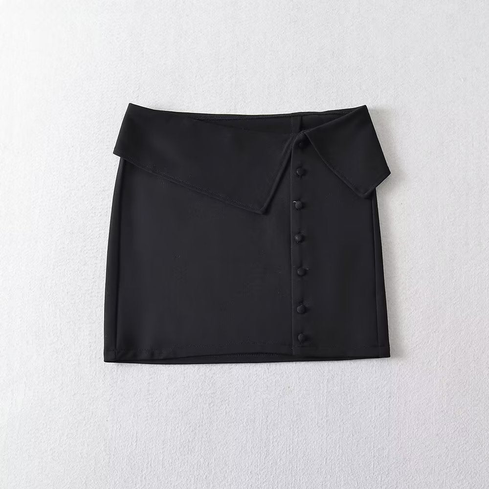 Slim-Fit A-Line Skirt