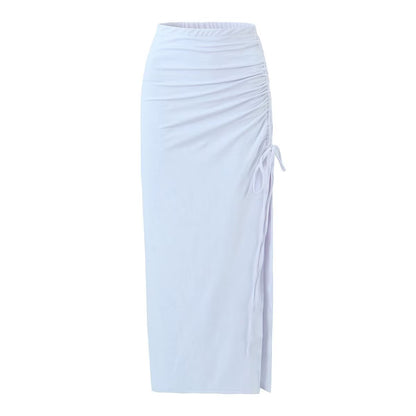 Asymmetrical Drawstrings Sheath Dress