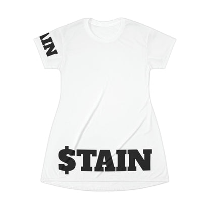 STAIN T-Shirt Dress Black (7478424600664)
