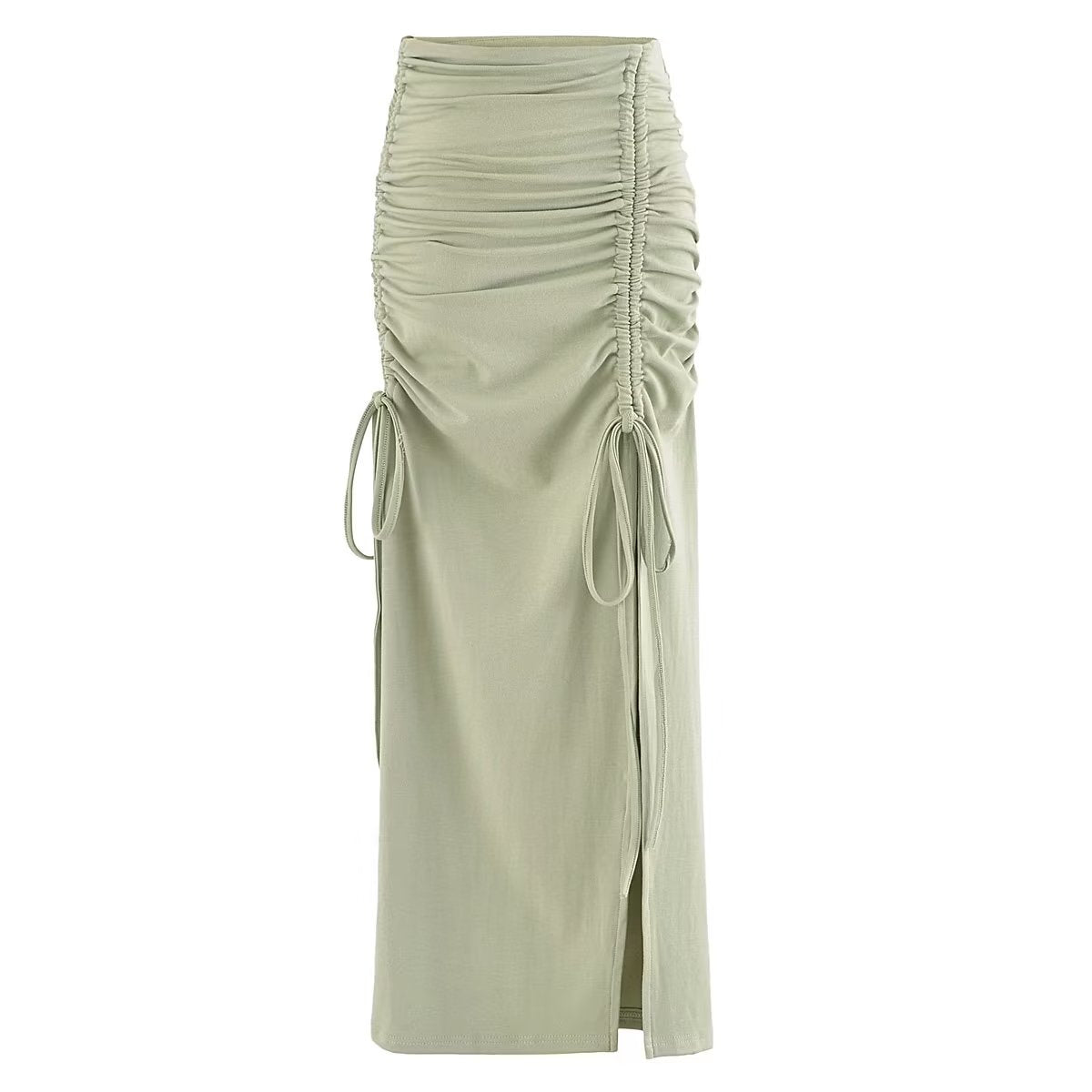 Drawstrings Hip Bag Skirt