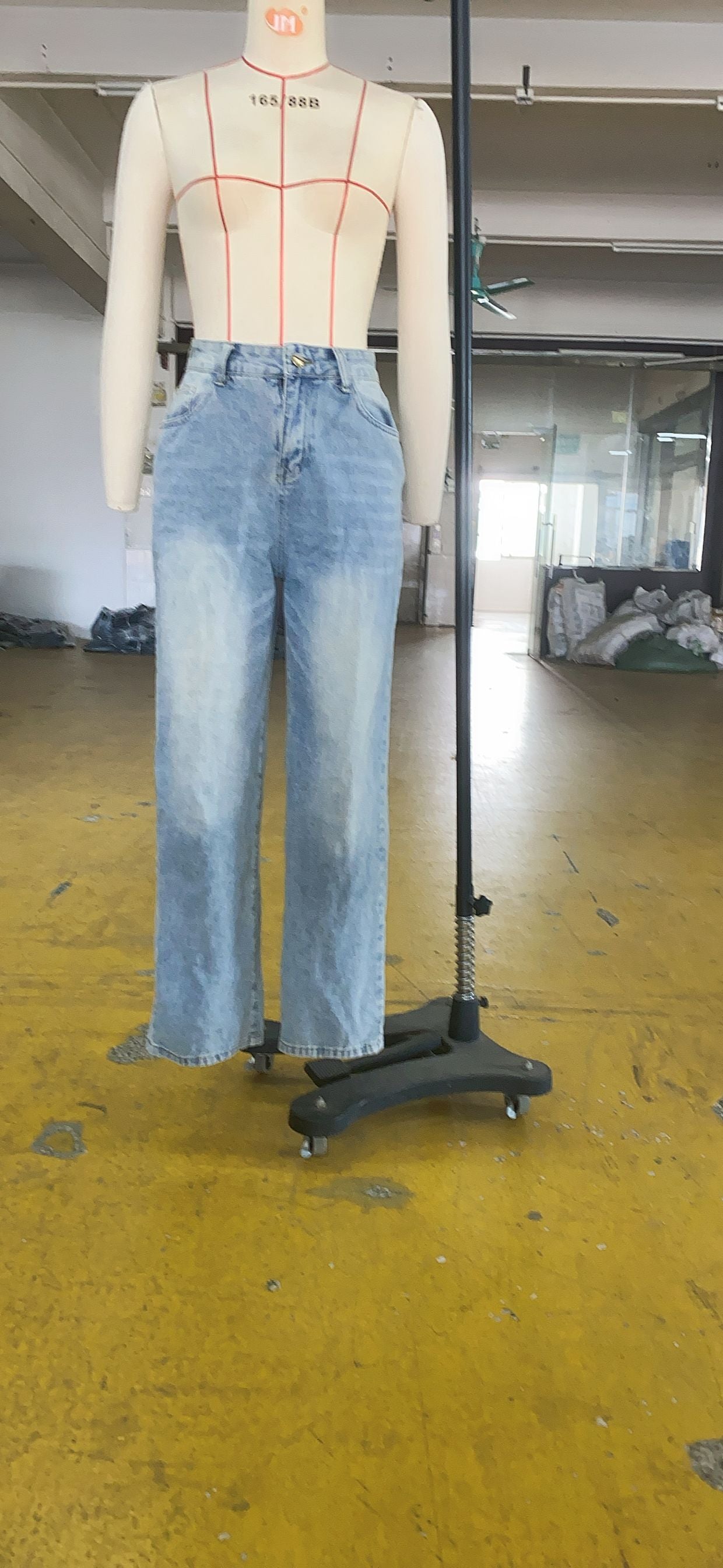 Wide Leg Denim Jeans