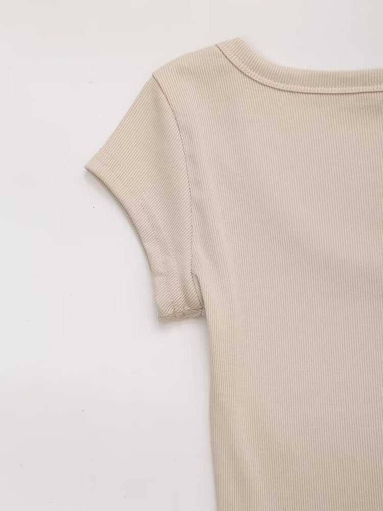 T-Shirt & Cotton Joggers Two-Piece Set