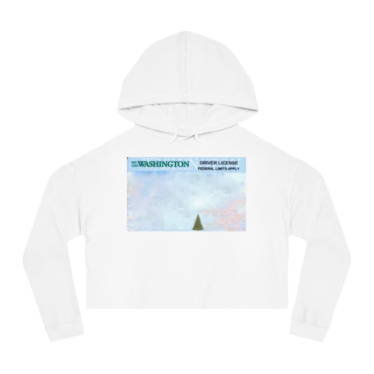 Inky Women’s Cropped Hooded Sweatshirt