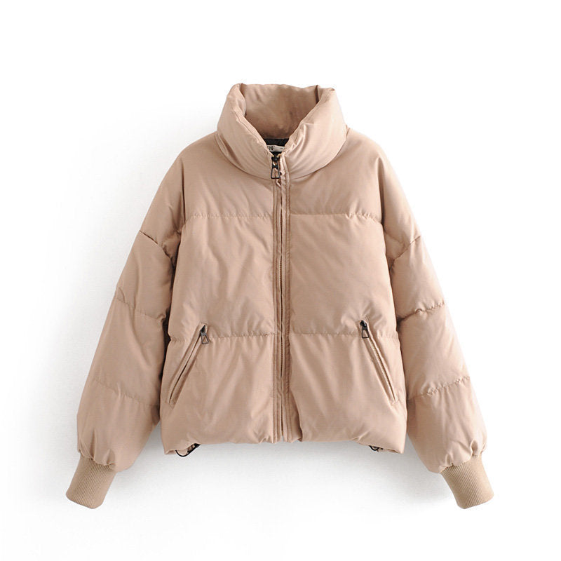 Urban Loose - Cotton Padded Jacket Cotton Coat (7516642050136)