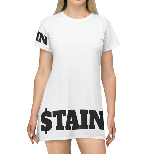 STAIN T-Shirt Dress Black (7478424600664)