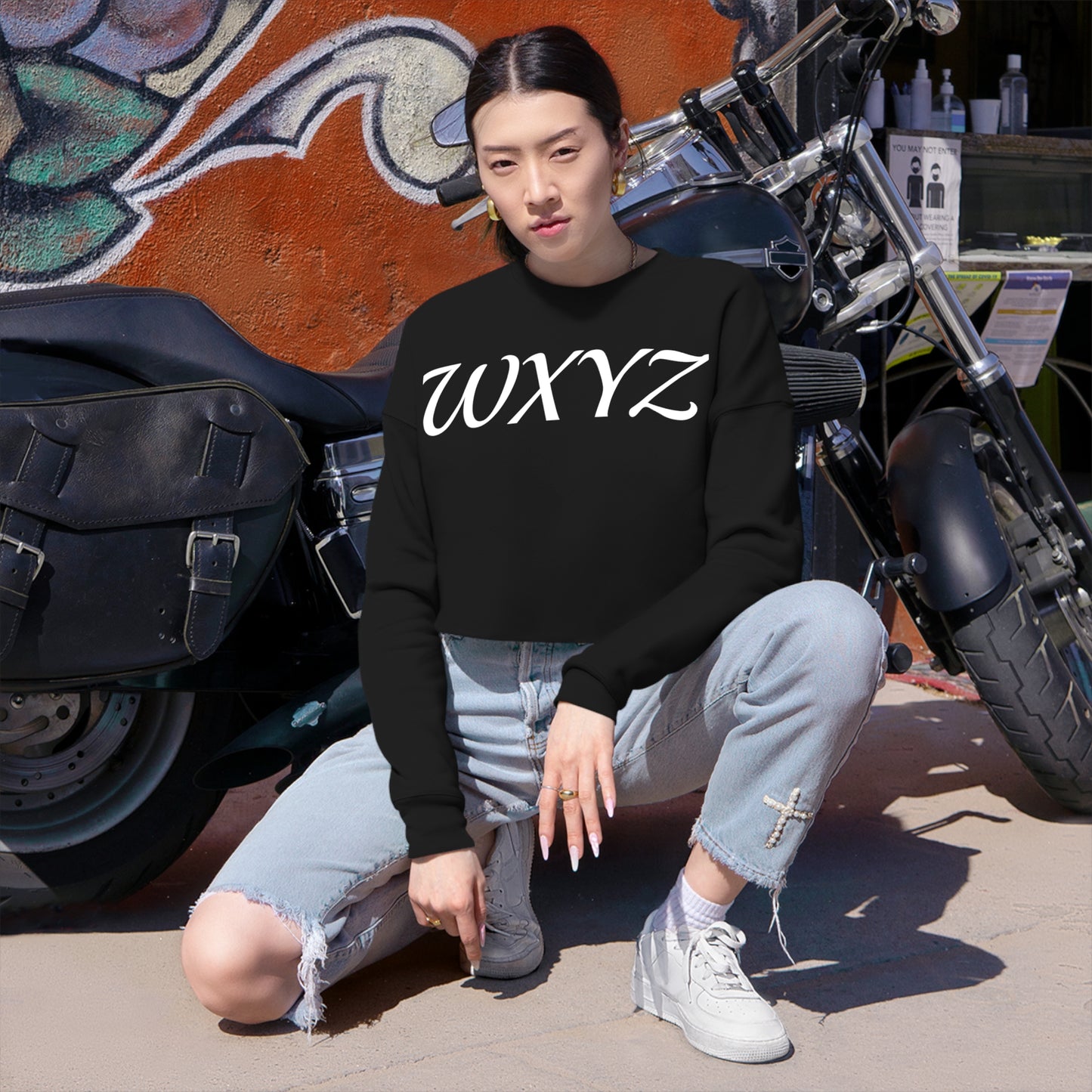 WXYZ - Cropped Sweatshirt (7478658203736)