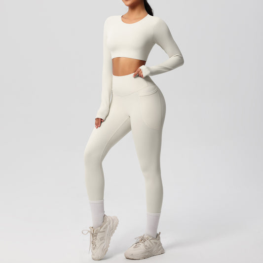 Double-Sided Solid Color Two-Piece Set