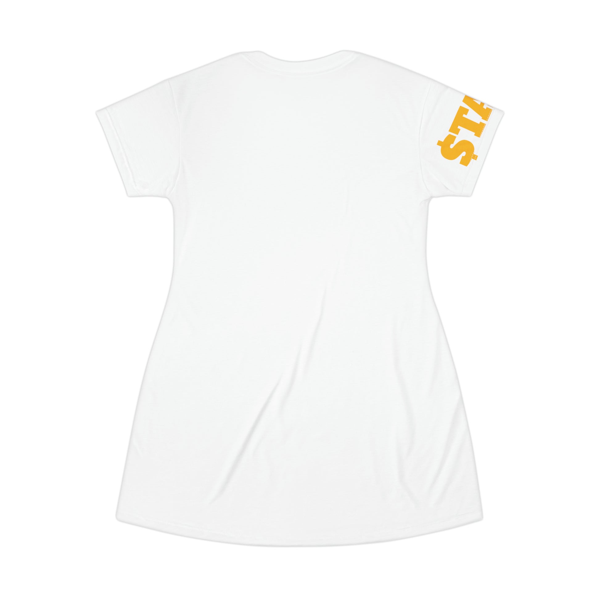 STAIN T-Shirt Dress Yellow-Gold (7479082516568)
