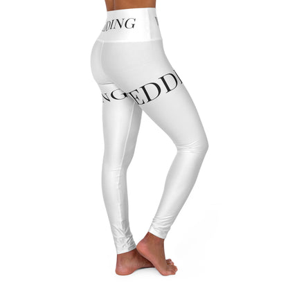 WEDDING Yoga Pants Double Black (7478394421336)