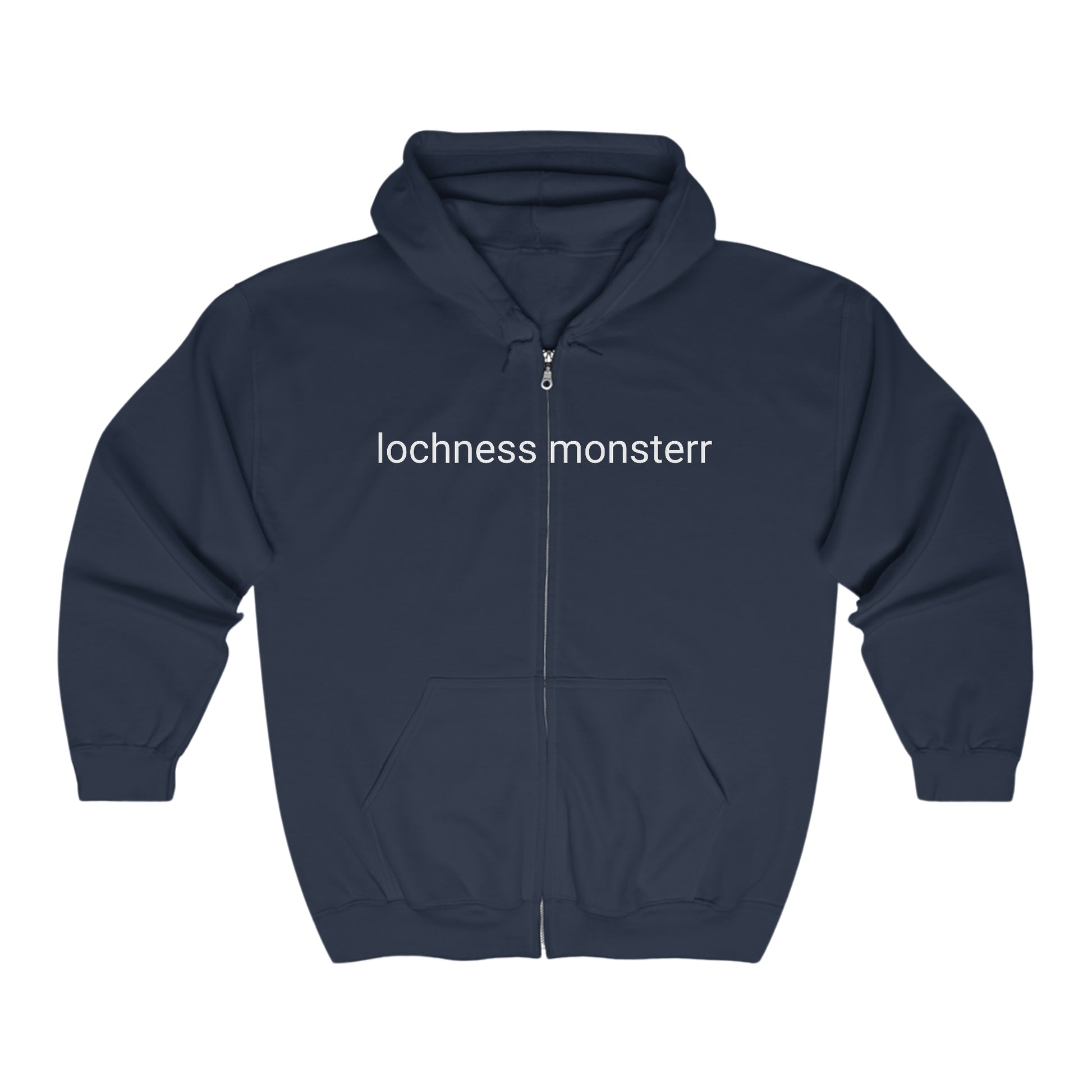 lochness monsterr - Unisex Full-Zip Hooded Sweatshirt (7478479192152)