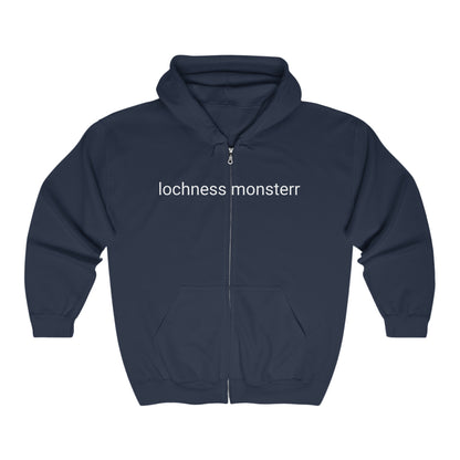 lochness monsterr - Unisex Full-Zip Hooded Sweatshirt (7478479192152)