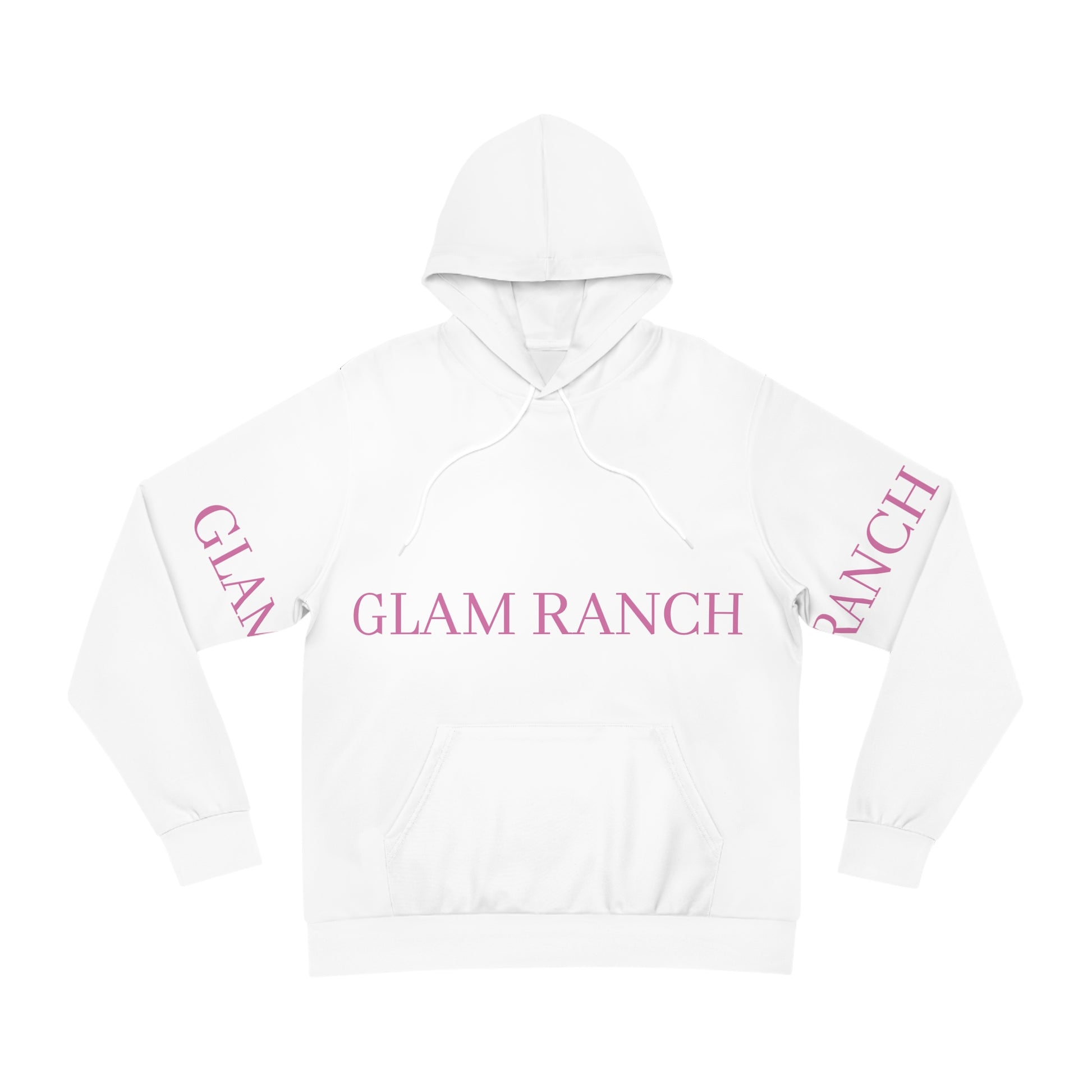 GLAM RANCH - Fashion Hoodie Pink (7479186784344)