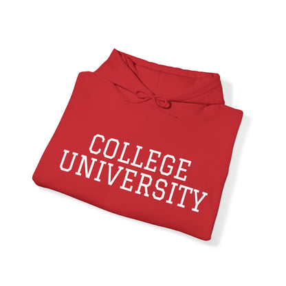 COLLEGE UNIVERSITY Hooded Sweatshirt