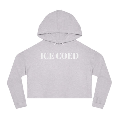 ICE COED - Cropped Hooded Sweatshirt (7479267197016)