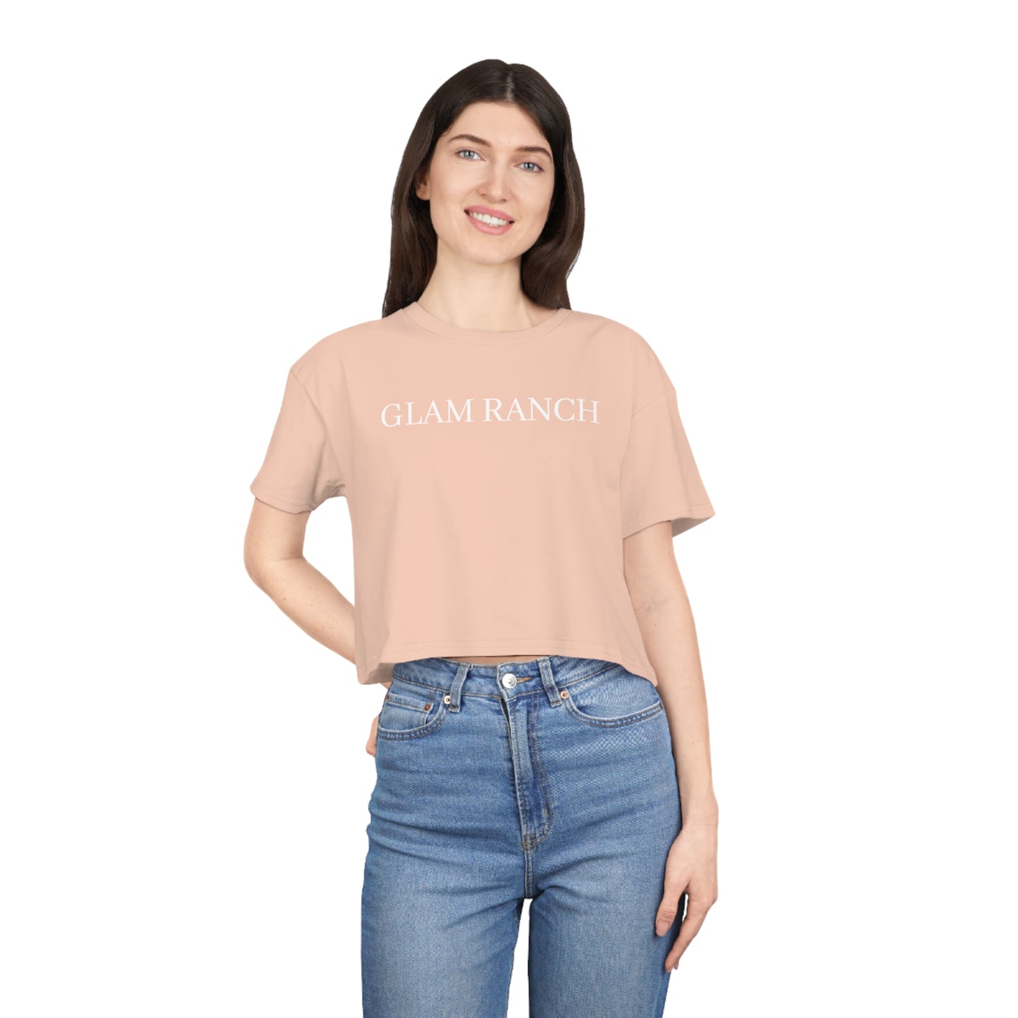 GLAM RANCH - Crop Tee (7479271850072)