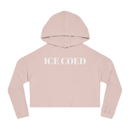 ICE COED - Cropped Hooded Sweatshirt (7479267197016)