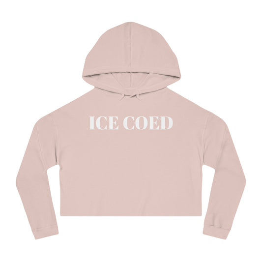 ICE COED - Cropped Hooded Sweatshirt (7479267197016)