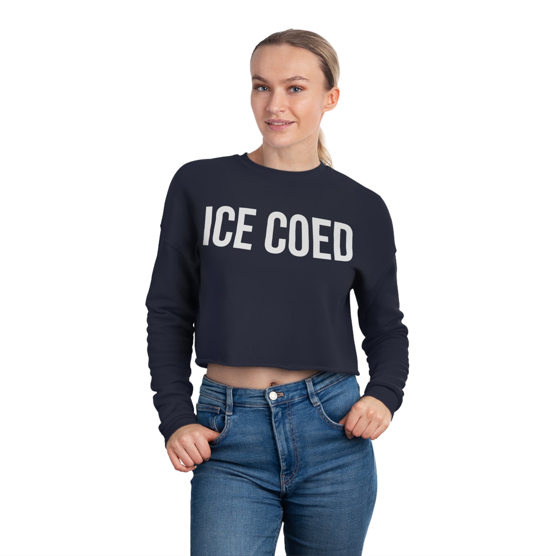 ICE COED Cropped Sweatshirt (7522105753688)