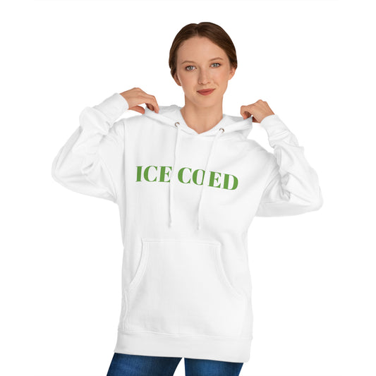 ICE COED Hooded Sweatshirt Green (7479280992344)