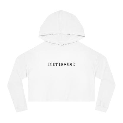 DIET HOODIE - Cropped Hooded Sweatshirt (7486028447832)