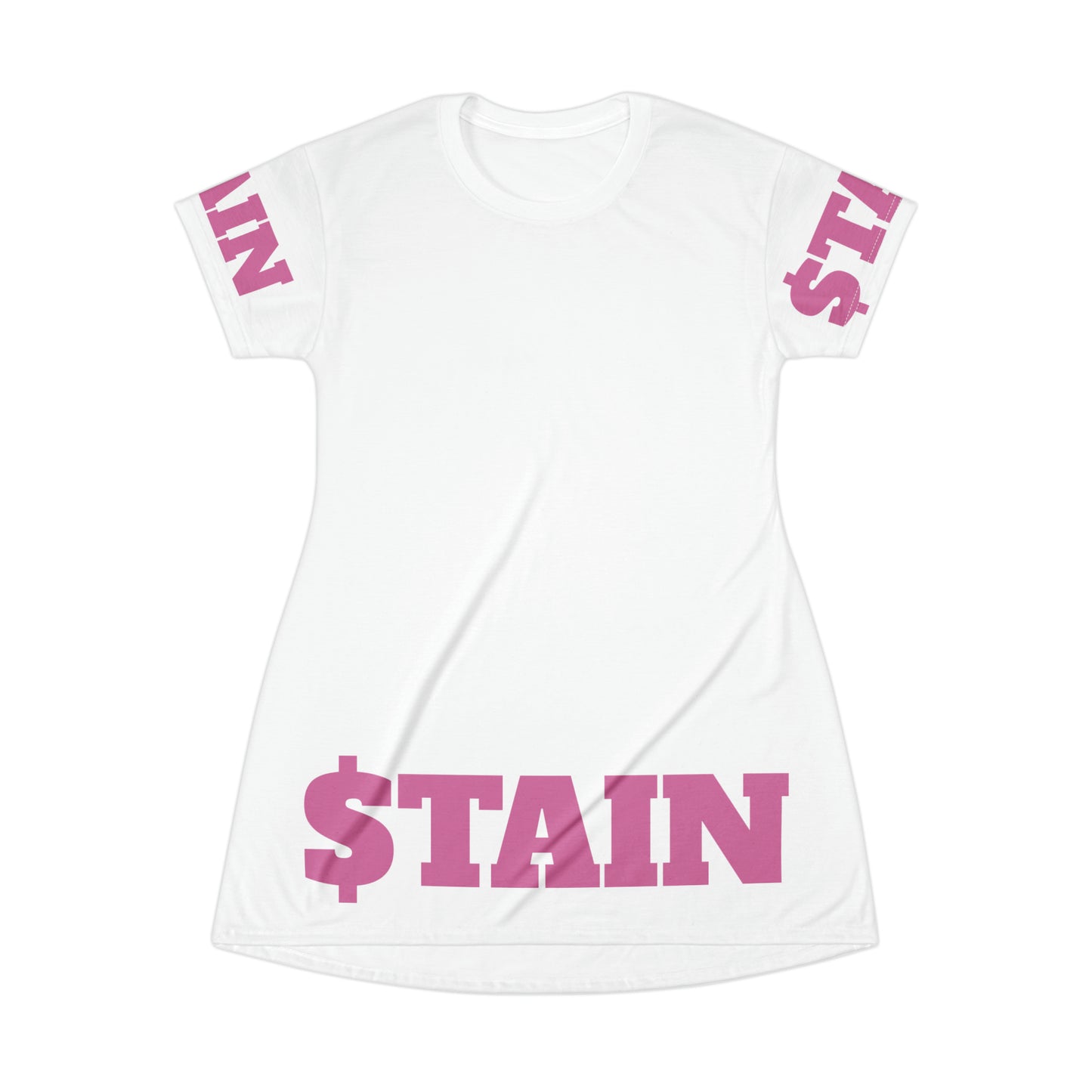 STAIN T-Shirt Dress Pink 2 (7479084318808)