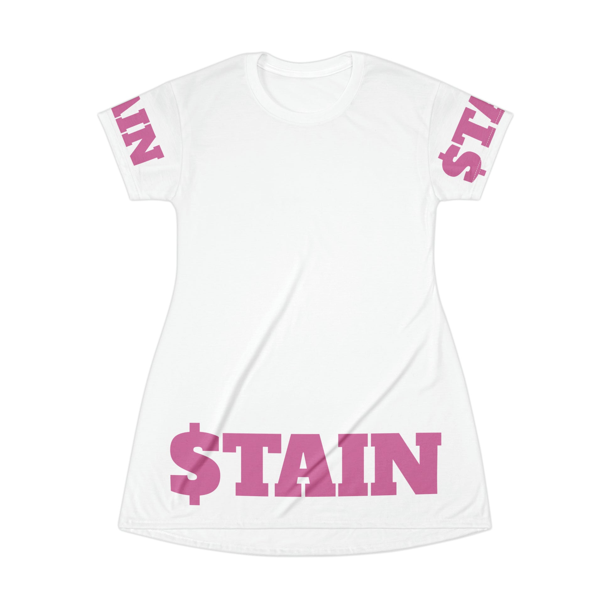 STAIN T-Shirt Dress Pink 2 (7479084318808)