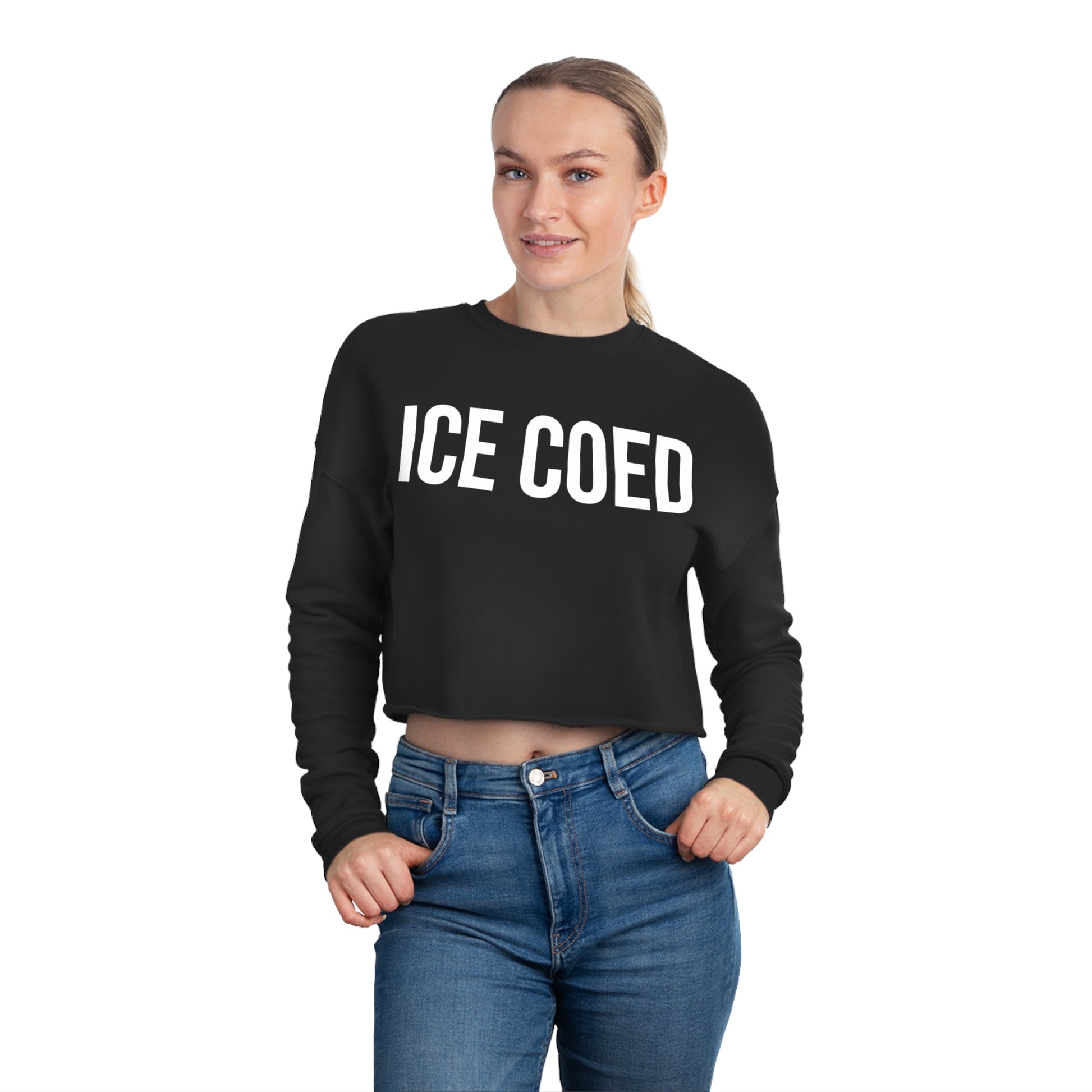 ICE COED Cropped Sweatshirt (7522105753688)
