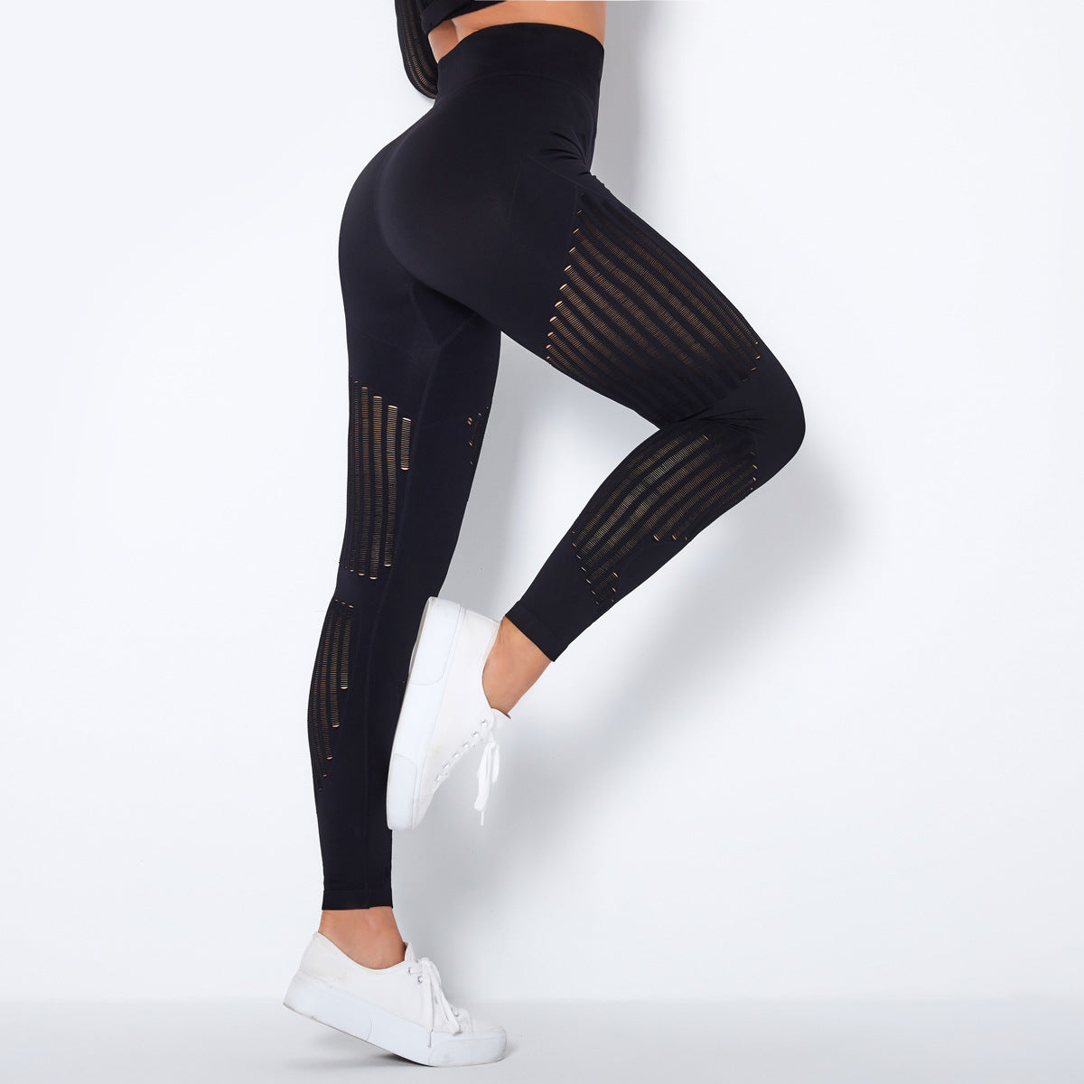 Hip Lifting Stretch Tight Bodybuilding Bottoming Shaping Sports Pants Seamless Yoga Pants (7525023875160)