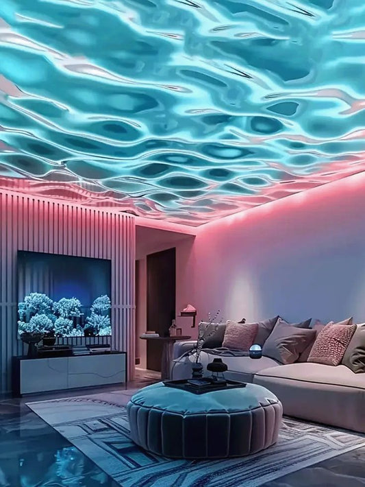 LED Water Wave Projector