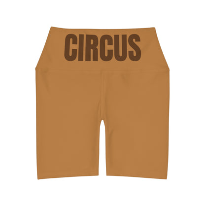 CIRCUS XUXU Yoga Shorts Tan (7479231938648)