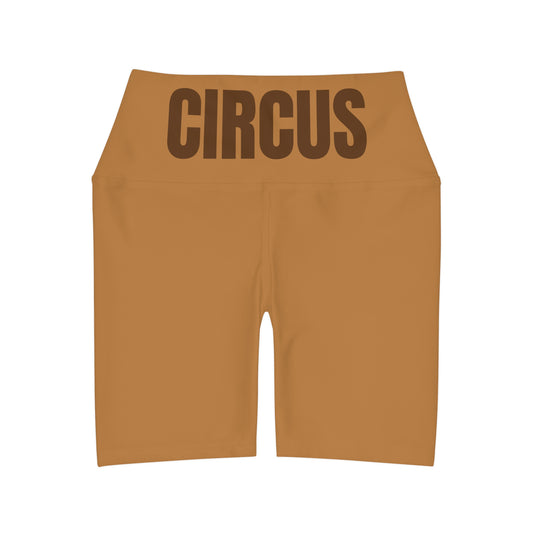 CIRCUS XUXU Yoga Shorts Tan (7479231938648)