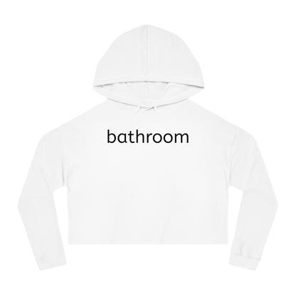 BATHROOM Cropped Hooded Sweatshirt
