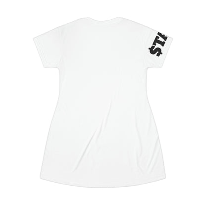 STAIN T-Shirt Dress Black (7478424600664)
