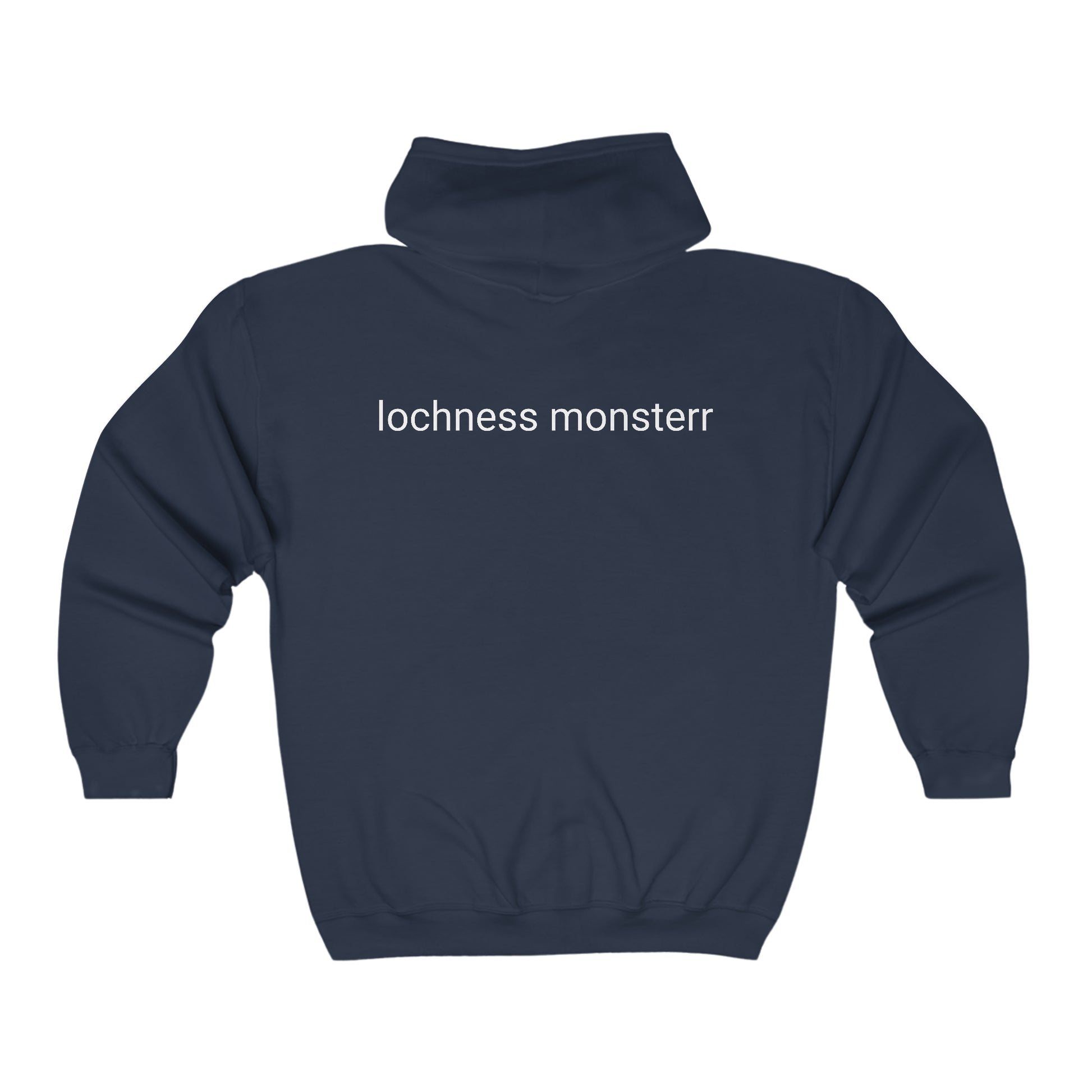 lochness monsterr - Unisex Full-Zip Hooded Sweatshirt (7478479192152)