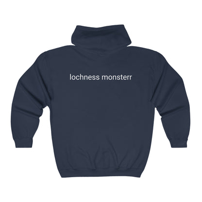 lochness monsterr - Unisex Full-Zip Hooded Sweatshirt (7478479192152)
