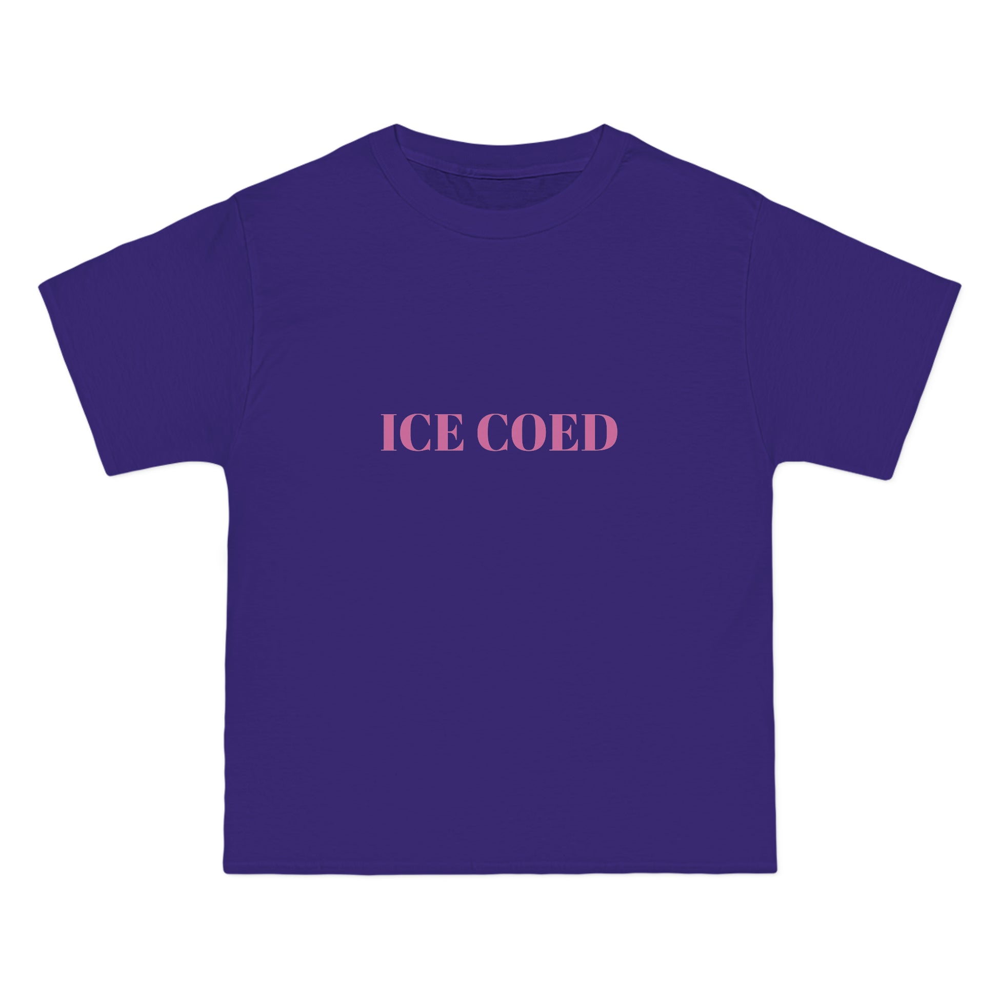 ICE COED Oversized Short-Sleeves T-Shirt (7479178494040)