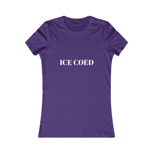 ICE COED Athletic Women's T-Shirt (7479178592344)