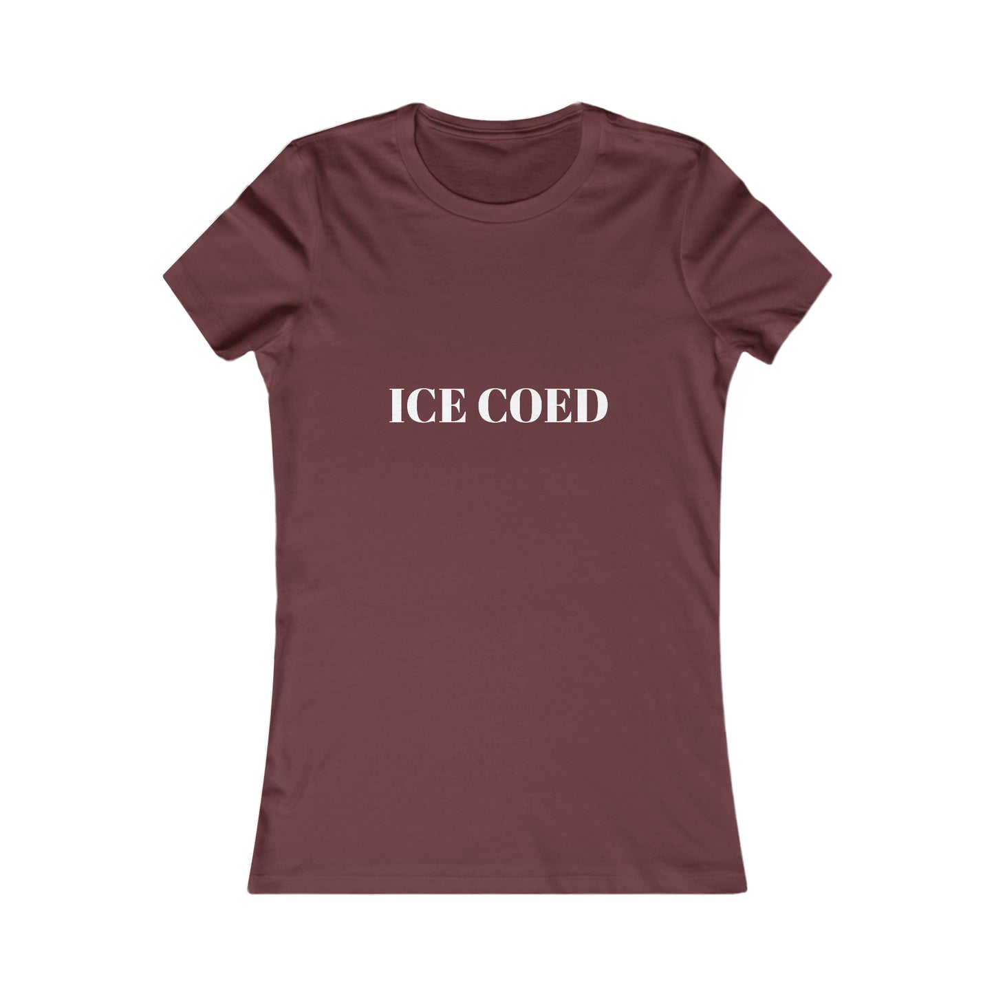 ICE COED Athletic Women's T-Shirt (7479178592344)