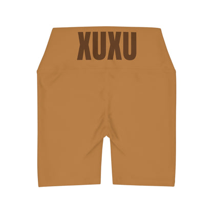 CIRCUS XUXU Yoga Shorts Tan (7479231938648)