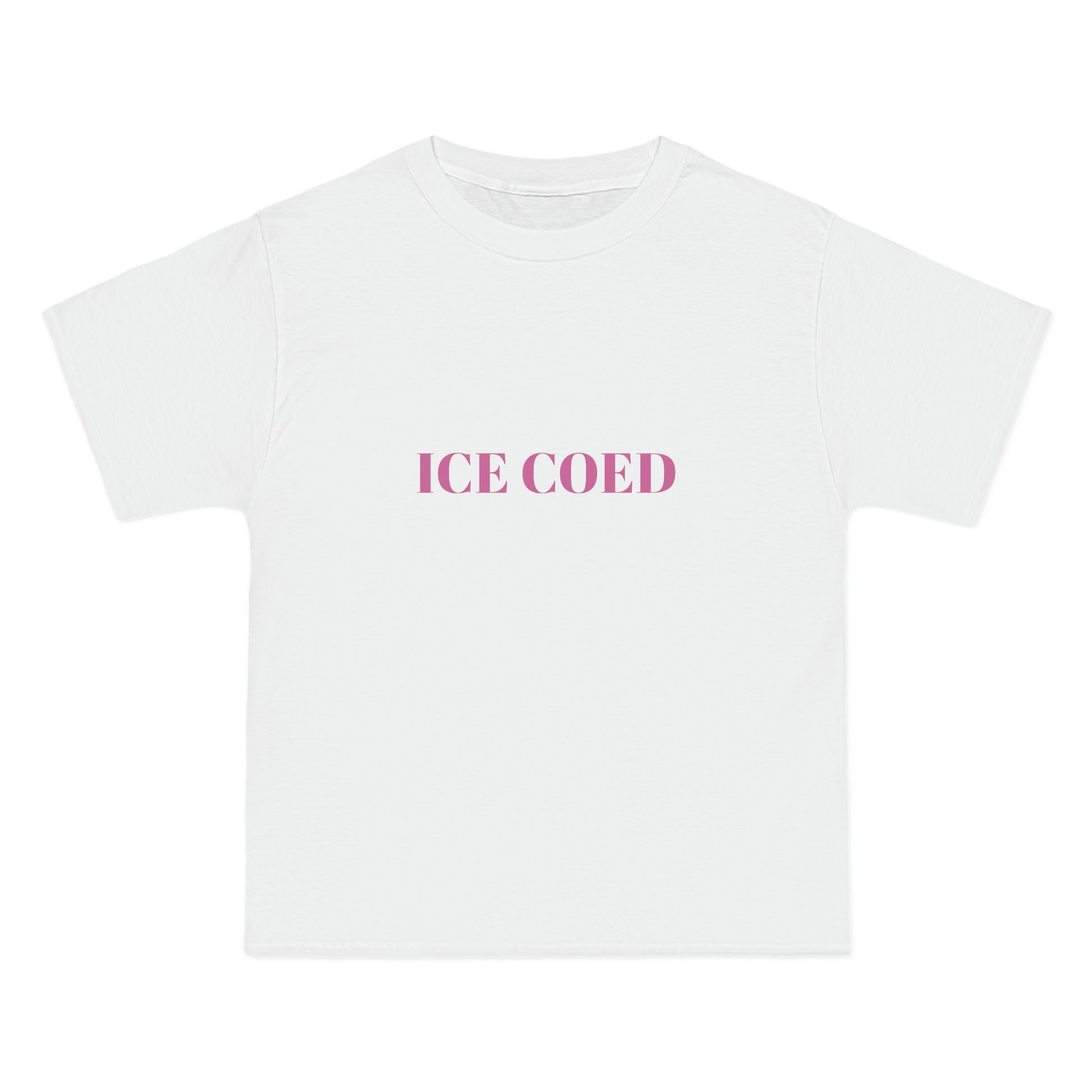 ICE COED Oversized Short-Sleeves T-Shirt (7479178494040)