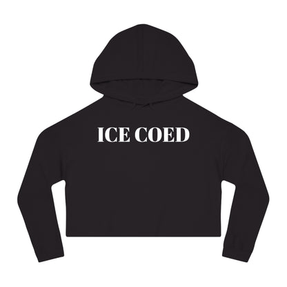 ICE COED - Cropped Hooded Sweatshirt (7479267197016)