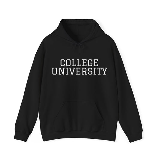 COLLEGE UNIVERSITY Hooded Sweatshirt