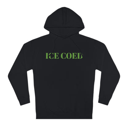 ICE COED Hooded Sweatshirt Green (7479280992344)