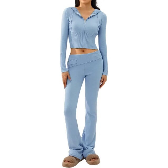 Cozy Fold - Two-Piece Set Knitted (7506965659736)