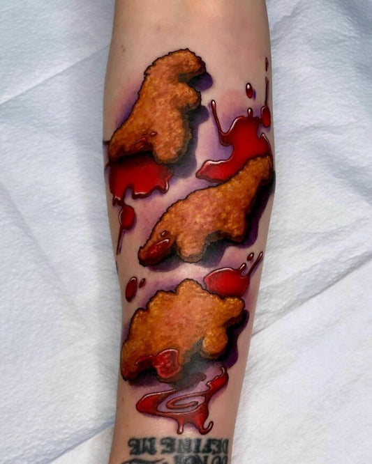 Chicken Nuggets Tattoo