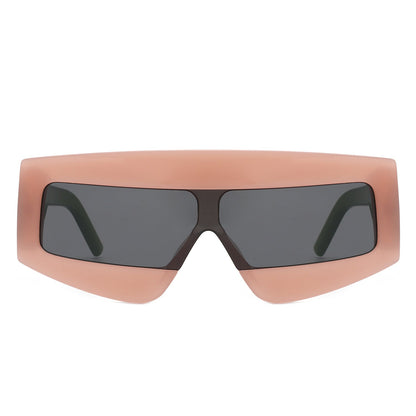 Rectangular Chunky Oversized Sunglasses (7484072755288)