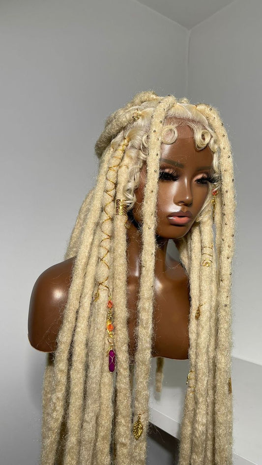 Blonde Female Dreadlocks Wig