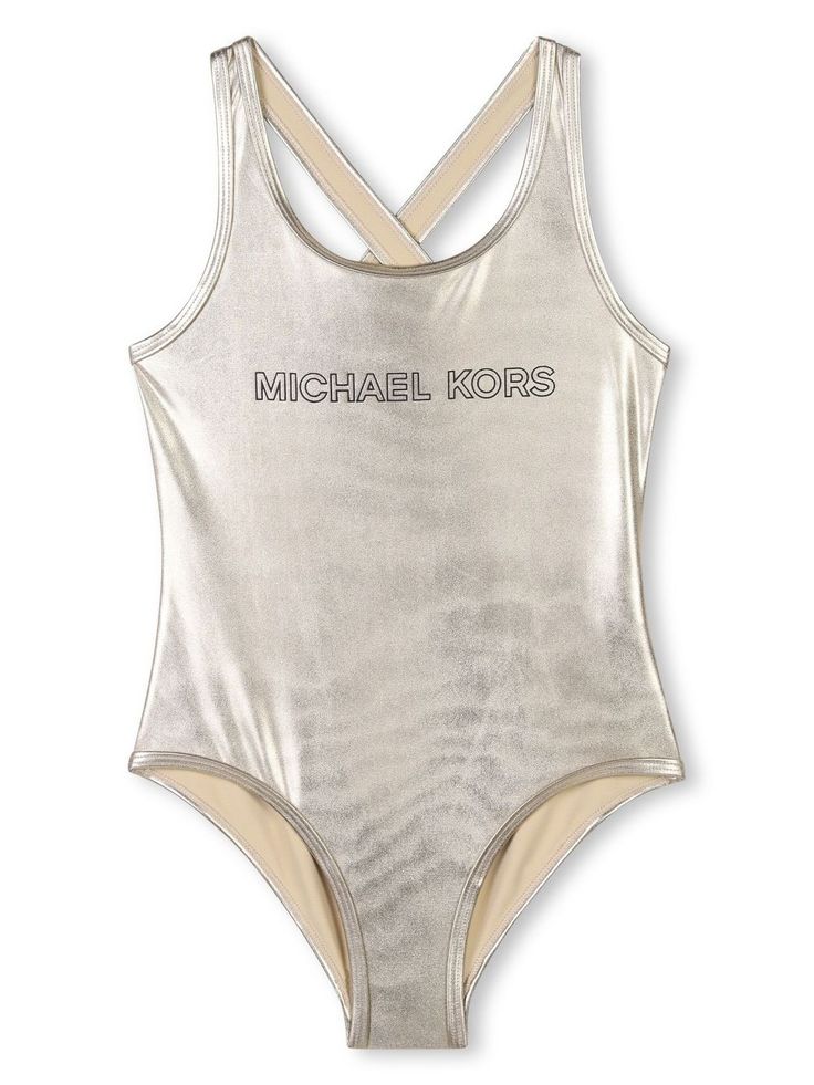 Michael Kors Metallic Baby Girl Swimset