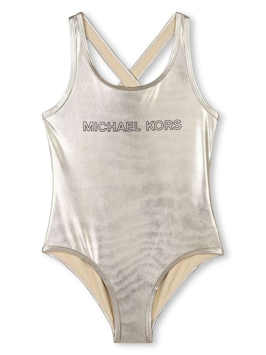 Michael Kors Metallic Baby Girl Swimset
