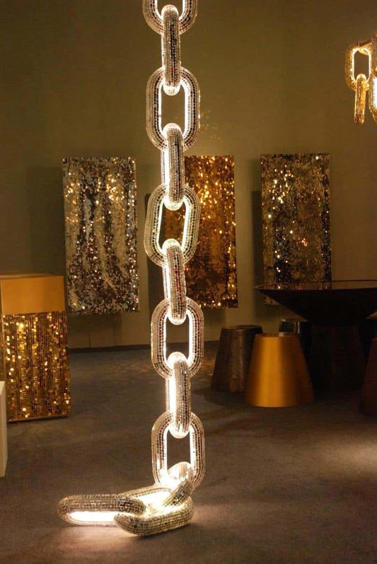 Medri/Mosaic Chain Glass Lighting